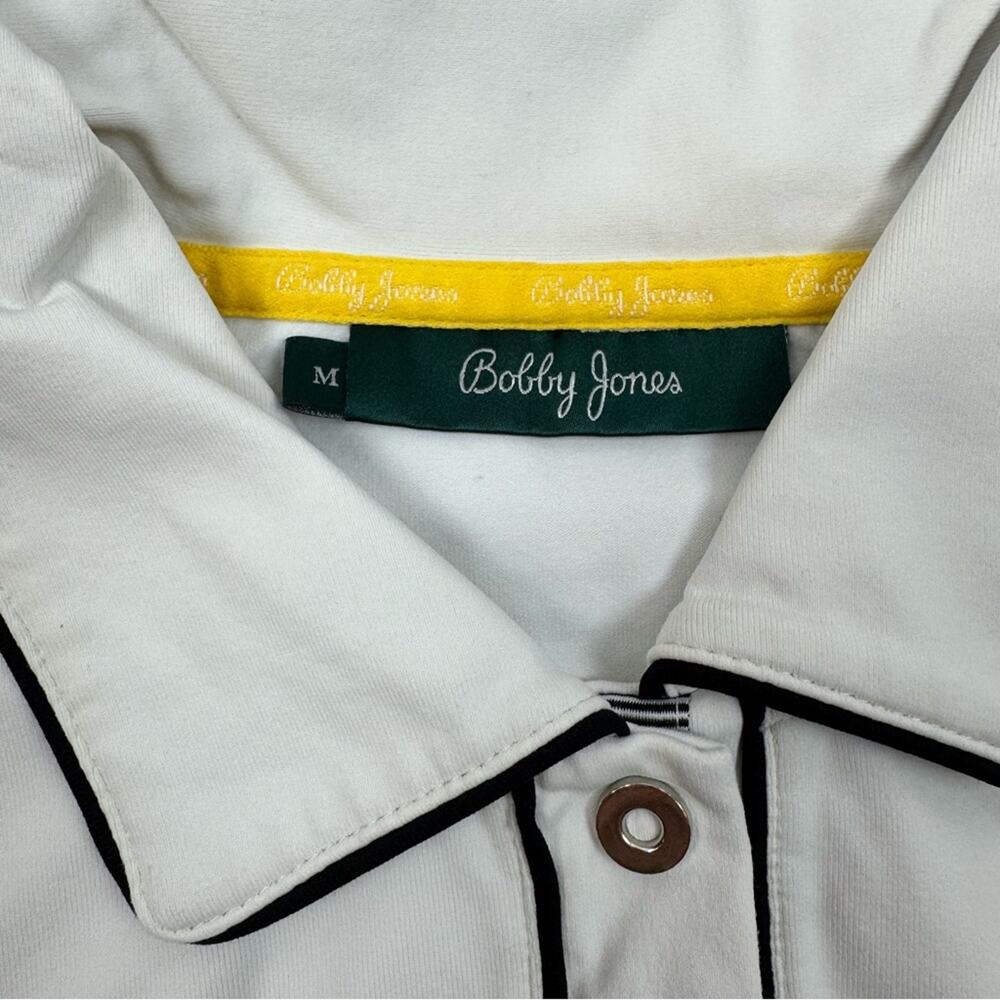 Bobby Jones Women’s White Sleeveless Polo Golf Performance Shirt Medium - Picture 8 of 13